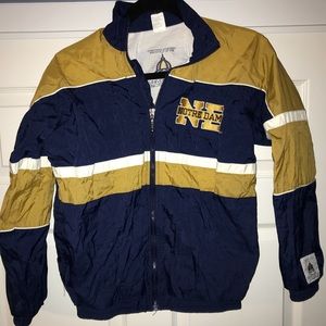 Vintage University of Notre Dame Wind Braker